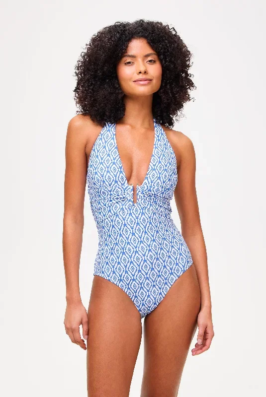 Sardinia U-Bar Halterneck Swimsuit