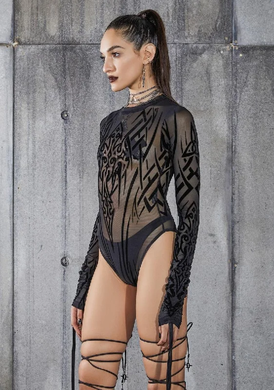 snare-tattoo-print-mesh-bodysuit