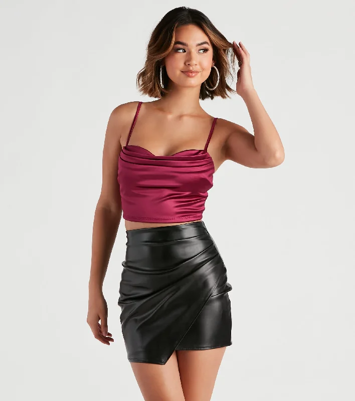 sweet-amour-satin-pleat-crop-top-060014274012