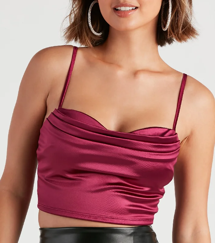 sweet-amour-satin-pleat-crop-top-060014274012