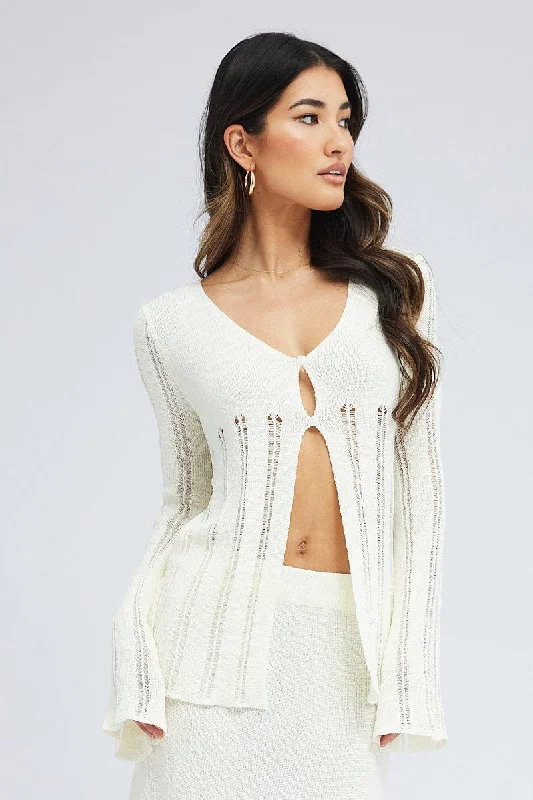 white-cardigan-long-sleeve-v-neck-button-ladder-knitted-kn0192x-40cb-1