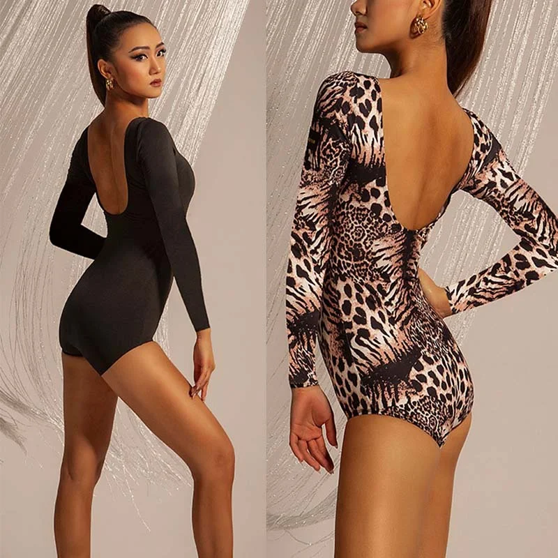 wjj-latin-dance-one-piece-jacket-female-2023-new-long-sleeved-big-backless-ballroom-dancing-clothes-professional-training-clothes