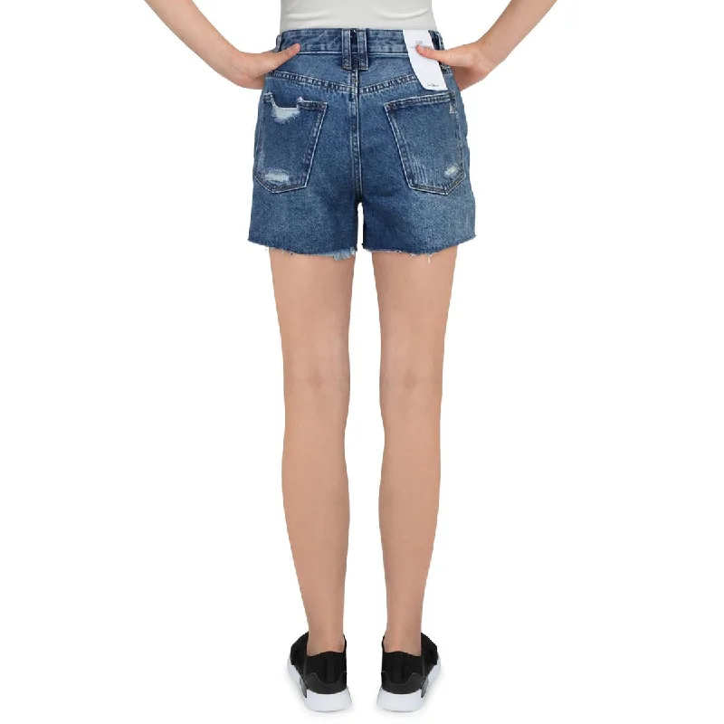 womens-denim-high-rise-cutoff-shorts